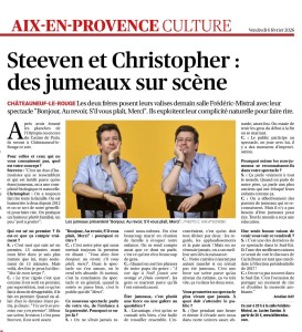 Des Jumeaux sur scène